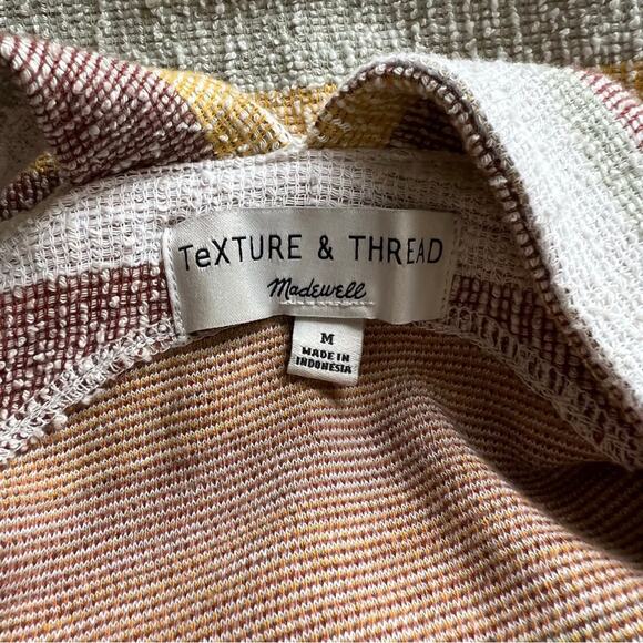 Madewell Texture & Thread Ruffle Tie Front Tank - Picture 5 of 5